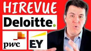 Deloitte EY amp PWC HireVue Questions answers and strategy [upl. by Thomasin57]