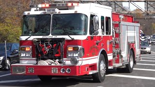 Lower Chichester Fire Company Engine 39 Responding 112021 [upl. by Irrehs]