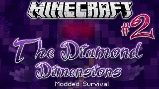 quotBONE KNIGHTS amp CREEPSquot  Diamond Dimensions Modded Survival 2  Minecraft [upl. by Naraj]