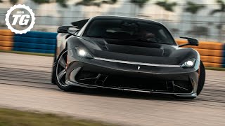 FIRST DRIVE Pininfarina Battista – 24m 1900bhp hyperEV driven on road and track  Top Gear [upl. by Jacintha681]