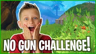 The NO GUN CHALLENGE Fortnite Battle Royale without a GUN [upl. by Giff]