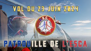 DCS World  Patrouille de lESCA  Vol du 23 juin 2024 [upl. by Cirred273]