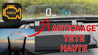 Je transforme ma voiture en Avion de chasse   Test HUD OBD 2 [upl. by Semyaj]