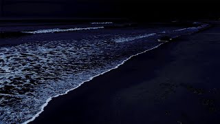 All You Need To Fall Asleep  Ocean Sounds For Deep Sleeping With A Dark Screen And Rolling Waves [upl. by Pavia]