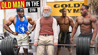 Old Man Powerlifter At Golds Gym  Anatoly GYM PRANK [upl. by Aihsyn]