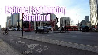 East London Walking Tour Discovery Stratford Centre to Greenway [upl. by Ttehc348]