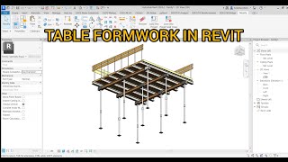 Table Formwork in Revit [upl. by Koziara]