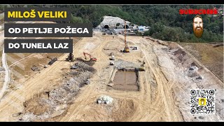 Koridor 11 od petlje u Požegi do tunela Laz 03092024 pozega [upl. by Ro]