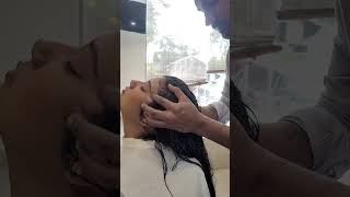 අපේ Special Hair Spa Treatment එකට hairspa haircare chandanibandarasalon [upl. by Silenay514]