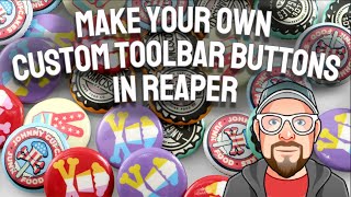 Custom Toolbar Buttons in REAPER [upl. by Manolo]