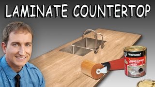 How To Install Sheet Laminate On A Countertop [upl. by Attenohs400]