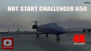 XPlane 1208B1  4K  Challenger 650  VisualXP  ELLXLFML [upl. by Nadaba607]