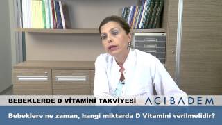 Bebeklere ne zaman hangi miktarda D Vitamini verilmelidir [upl. by Atnahsa]