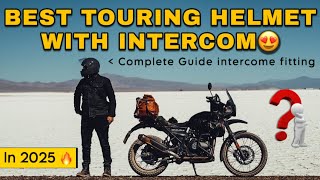 Intercome fitting in SMK Gullwing Flip up Helmet Detailed Guide [upl. by Marie638]