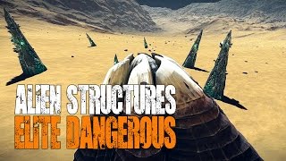 Elite Dangerous  Alien Structures Discovered Barnacles and Another Crashed Anaconda [upl. by Arval]