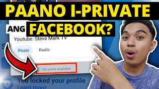 HOW TO PRIVATE FACEBOOK ACCOUNT ALTERNATIVE WAY TO LOCK FACEBOOK PROFILE 2023 [upl. by Einreb]