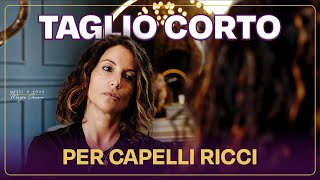 Taglio CORTO per CAPELLI RICCI come VALORIZZARLI anche a CASA [upl. by Lynnea603]