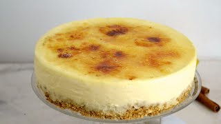 Tarta de crema catalana POR MENOS DE 3 EUROS ¡Super fácil y sin horno [upl. by Nnasor903]