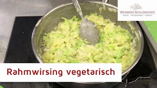 OnlineKochkurs 24 Rahm Wirsing  vegetarisch [upl. by Cheung892]