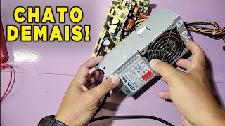 FAMOSA FONTE de PC QUE NÃO FUNCIONA COMO CARREGAR DE BATERIA 138v [upl. by Brandyn]