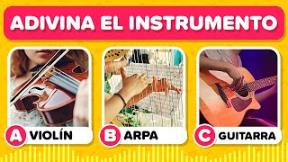 Adivina el Instrumento Musical 🎶👂🎸  ¿Reconoces el sonido  Trivia de Música  PlayQuiz Test oído [upl. by Aimaj]