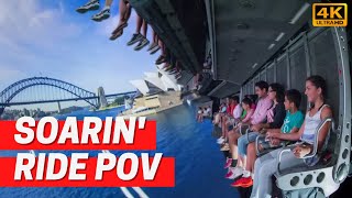 Soarin At Epcot IMAX Flight Ride 4K POV [upl. by Ecnahs]