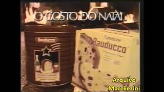 Comercial  Panettone Bauducco Natal de 1990 [upl. by Hairym]