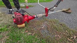 Shindaiwa RC45 clearing saw  brush cutter  vintage [upl. by Alyssa764]