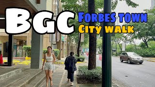 BGC FORBES TOWN City Living Walking Tour 2024  Taguig City Philippines [upl. by Bolton]