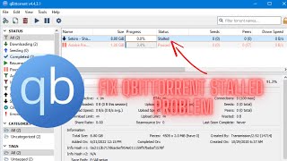 How to Resolve QBittorrent Stalled Issues While Downloading [upl. by Seidule]