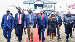 SEE HOW PRESIDENT RUTO ARRIVED AT KAHAWA WEST PRIESTHOOD CHURCH FOR SUNDAY SERVICE [upl. by Gare]