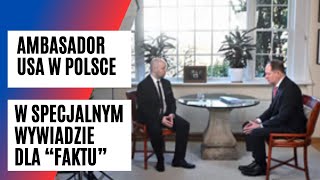 Ambasador Brzeziński dla quotFaktuquot Biden nie może doczekać się Dudy i Tuska  FAKTPL [upl. by Gurias]