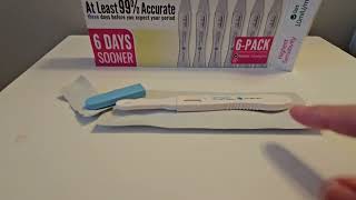 REVIEW Amplim Early Detection HCG Pregnancy Test – 6 Days Sooner Results at Home Over 99 Accurate [upl. by Harol]