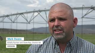 How an Oregon alfalfa farmer used ET data to improve irrigation [upl. by Chubb]