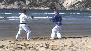 Nanbudo INF  Uraken randori ichi no kata [upl. by Einnod]