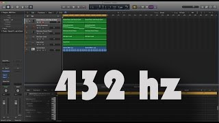 Logic Pro X  Convert your music to 432 hertz  SlickWidiT [upl. by Elset]