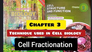 Cell Fractionation  Cell biology technique  Chapter 3 Cell Structure amp Function  Sindh text book [upl. by Khudari]