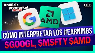 Cómo Interpretar los Earning GOOGL MSFT y AMD 📊 FOMC ▶️ APM 31 de enero 2024 [upl. by Myrilla]