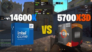 14600K VS 5700X3D  Counter Strike 2 [upl. by Ariom]