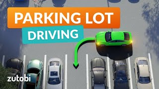 Parking Lot Driving How to Park in a Parking Lot  Driving Tips [upl. by Tucker]