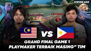 MALAYSIA vs PHILIPPINES Grand Final Game 1 Dua Orang Ini JAGO BANGET  IESF WEC 2024 [upl. by Nuahsyt880]