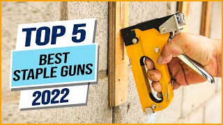 Top 5 Best Staple Guns 2023 [upl. by Ellenehc123]