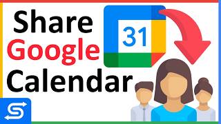 How to Share Google Calendar  Tutorial for Beginners [upl. by Ramburt]