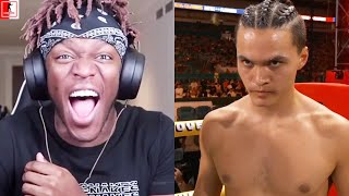 KSI REACTS TO FAZE JARVIS KNOCKING OUT MICHAEL LE [upl. by Gerhan]