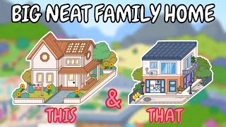 Big Family Home  Neat Street Apartment Furniture 🪴Toca Boca House Ideas 😍 TOCA GIRLZ [upl. by Trip]