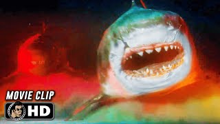 Deep Sea Meg Attack Scene  MEG 2 THE TRENCH 2023 Megalodon Movie CLIP HD [upl. by Ramo]