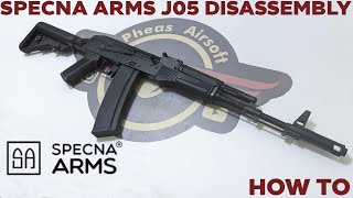 HOW TO SPECNA ARMS SAJ05 EDGE AK  Disassembly for repairs and maintenance [upl. by Heller184]