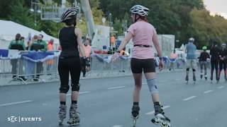 BMW BERLINMARATHON Inline Skating 2019  Happy Finish [upl. by Ahsielat394]