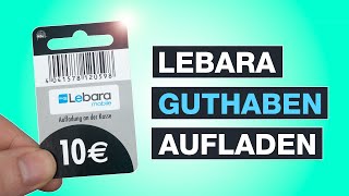 Lebara Guthaben aufladen per App amp Anrufcode – Testventure [upl. by Yamauchi]