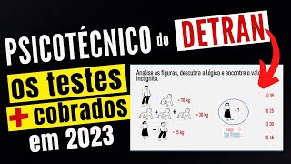 PSICOTECNICO DETRAN 2023 – Testes de atenção  Exames psicológicos  Avaliação Psicológica Detran [upl. by Htebezile476]